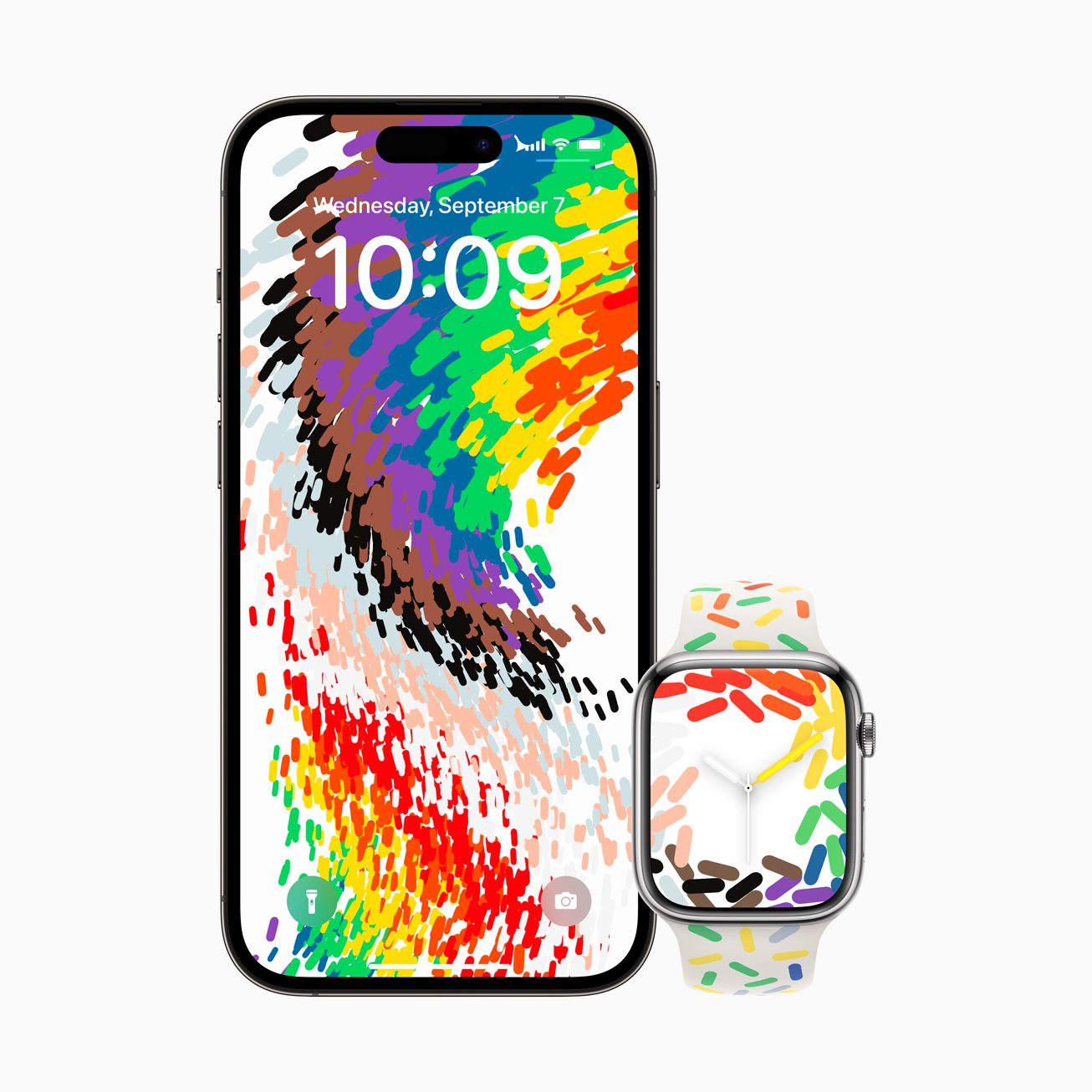 Pride Neues Armband, Zifferblatt und iOSHintergrundbild von Apple 🏳️‍🌈