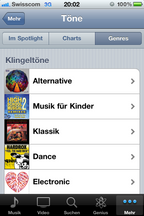 Apple startet Töne-Store in iTunes