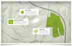 Karte der neuen Solar-Anlage – Apple informiert auf einer Webseite über die Stromversorgung des Datencenters in Maiden, NC