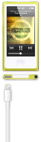 iPod nano mit Lightning – Quelle: apple.com
