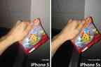 True Tone Blitz iPhone 5s – Links LED-Blitz-Aufnahme des iPhone 5, Rechts eine Aufnahme mit dem True-Tone-Blitz des iPhone 5s
