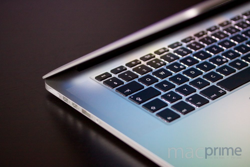 Das 15-Zoll Retina-MacBook-Pro (Hinweis: Bild zeigt visuell identisches «late 2013»-Modell)