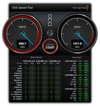 13-Zoll MacBook Pro mit Retina Display (Early 2015) – Benchmark-Resultate von Blackmagicdesigns Disk Speed Test