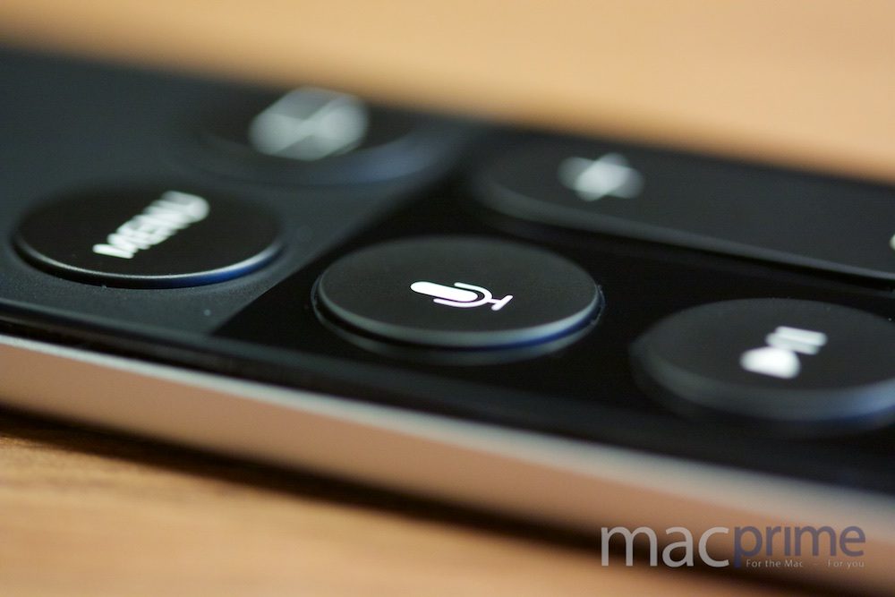 Der Siri- bzw. Suche-Knopf der neuen «Apple TV / Siri Remote»