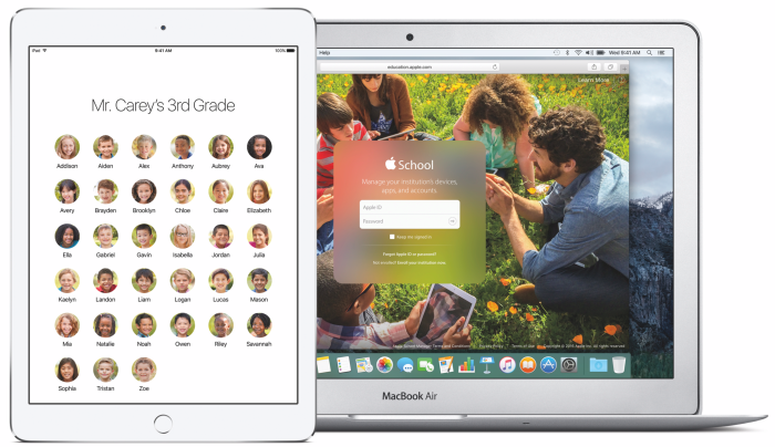 iOS 9.3 Multi-User für Schulen (Bild: Apple)